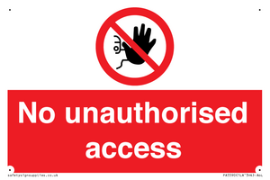 No unauthorised access